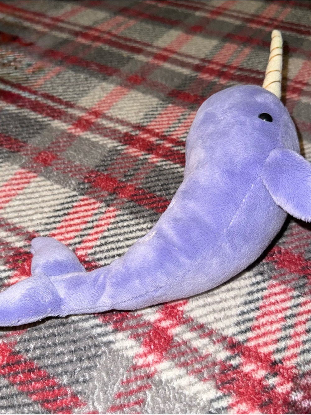 Douglas Cuddle Toys Narwhal Whale Stuffed Animal Soft Plush 2019 - Picture 5 of 7